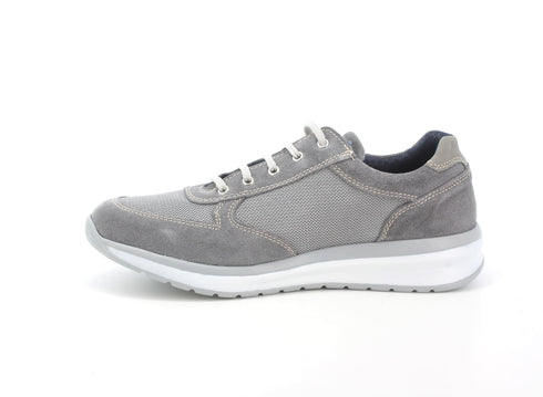 Melluso Uomo Scarpe basse Tessuto U41020B-210781 Grigio